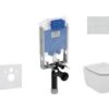 Ideal Standard ProSys - Toiletset- Inbouwreservoir, Closet, WC-zitting Tesi, Oleas M2 Bedieningsplaat, Aquablade, Softclose, Chroom ProSys80M SP75 -Duravit winkel 00fd5726f38f2f3c1c1b62a3