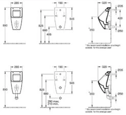 Villeroy & Boch Venticello - Urinoir, 285x545x315 Mm, DirectFlush, Alpine Wit 5504R101 9 Villeroy & Boch Venticello - Urinoir, 285x545x315 Mm, DirectFlush, Alpine Wit 5504R101 -Duravit winkel 01e64b3fdfa0b2b446680b4b