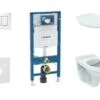 Geberit Duofix - Set Voorwandinstallatie, Closet Alpha Met WC-zitting, Bedieningspaneel Sigma30, Wit/chroom 111.300.00.5 NR5 -Duravit winkel 027b298ddfa919c6d1e617aa