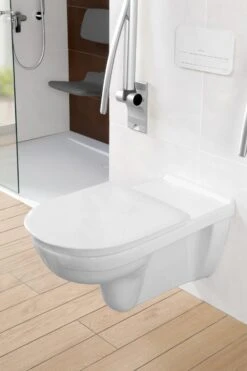 Villeroy & Boch ViCare - WC-zitting Compact, Alpine Wit 9M676101 -Duravit winkel 05cc5200c3897d5c55b9f97b 1