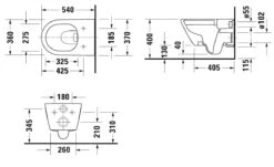Duravit D-Neo - Hangend Toilet, Rimless, HygieneGlaze, Wit 2578092000 -Duravit winkel 06cebf4b950cd29682dd38f7