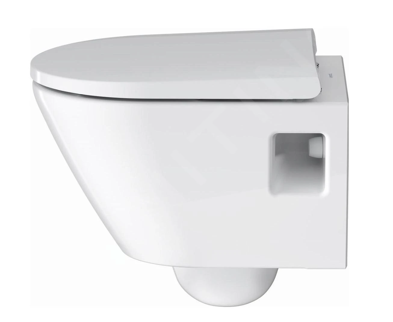 Duravit D-Neo - Hangend Toilet Compact, Rimless, Met WonderGliss, Wit 25870900001 9 Duravit D-Neo - Hangend Toilet Compact, Rimless, Met WonderGliss, Wit 25870900001 - Afbeelding 7