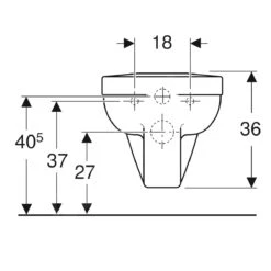 Geberit Selnova Comfort - Square Wandcloset, 700x390 Mm, Vlakspoel, Wit 500.792.01.1 -Duravit winkel 083cd05fa1c7715b879021b2