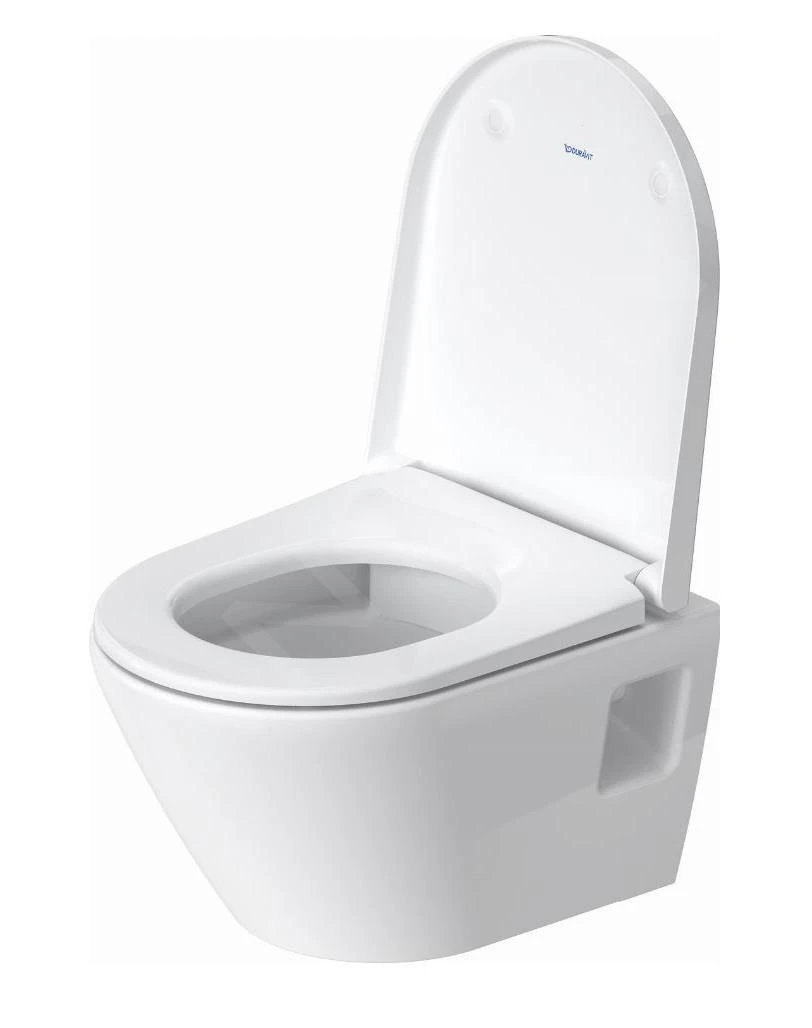 Duravit D-Neo - Hangend Toilet Compact, Rimless, Met WonderGliss, Wit 25870900001 8 Duravit D-Neo - Hangend Toilet Compact, Rimless, Met WonderGliss, Wit 25870900001 - Afbeelding 6