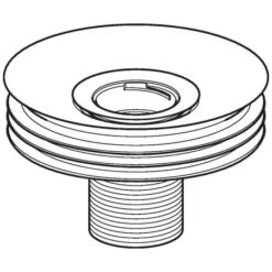 Geberit Toebehoren - Sifonadapter Voor Waterloze Urinoirs, Diameter 125 Mm 116.062.00.1