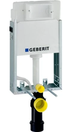 Geberit Kombifix - Set Voorwandinstallatie, Closet Alpha Met WC-zitting, Bedieningsplaat Delta50, Mat Chroom 110.100.00.1 NR6 -Duravit winkel 12ac23a8b3e7f854d8a381ae