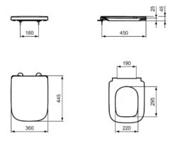 Ideal Standard I.Life B - WC Bril Wrapover, Softclose, Wit T468301 -Duravit winkel 1a17a2a442687072ef32530a