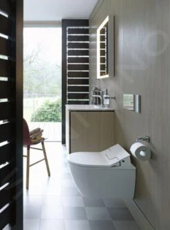 Duravit Darling New - Wandcloset Voor Bidet Wc Bril SensoWash, Met WonderGliss, Alpine Wit 25445900001 -Duravit winkel 1fce68536416d6024698d574