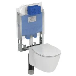 Ideal Standard Connect - Hangend Toilet Met Wc Bril SoftClose, AquaBlade, Wit E049301 -Duravit winkel 21f14f51a62a80643eac7051