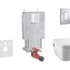 Grohe Uniset - Complete Toiletset Douche WC + Tece Wc Zitting, Skate Cosmo Bedieningsplaat, Rimless, SoftClose, Chroom 38643SET-KT -Duravit winkel 29a77726bd11b142ecc6254b