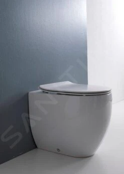 Sapho Kerasan Flo - WC-zitting Slim, Softclose, Wit 319101 -Duravit winkel 29d34dfa399445659a57710f