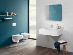Villeroy & Boch O.novo - ViConnect Voorwandinstallatie Set, Toiletpot Inclusief Wcbril, DirectFlush, SoftClosing, E200 Spoelknop, Glanzend Chroom 5660D201 -Duravit winkel 2f2c6b21f694228df2a0e059