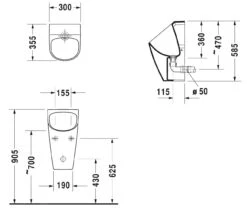 Duravit ME By Starck - Urinoir Waterloos, Alpine Wit 2814300000 5 Duravit ME By Starck - Urinoir Waterloos, Alpine Wit 2814300000 -Duravit winkel 308939196513c96bbef56066