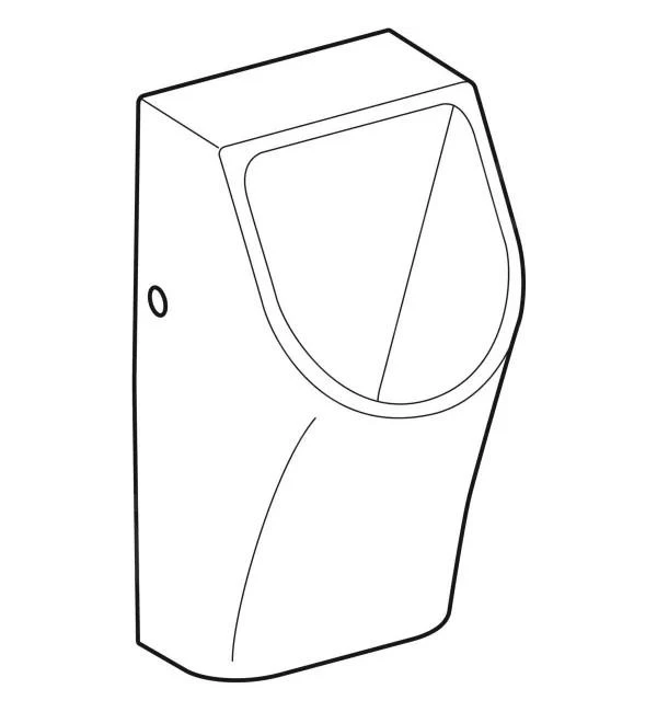 Geberit Smyle - Urinoir, Waterloos, Wit 500.255.01.1 5 Geberit Smyle - Urinoir, Waterloos, Wit 500.255.01.1 - Afbeelding 3