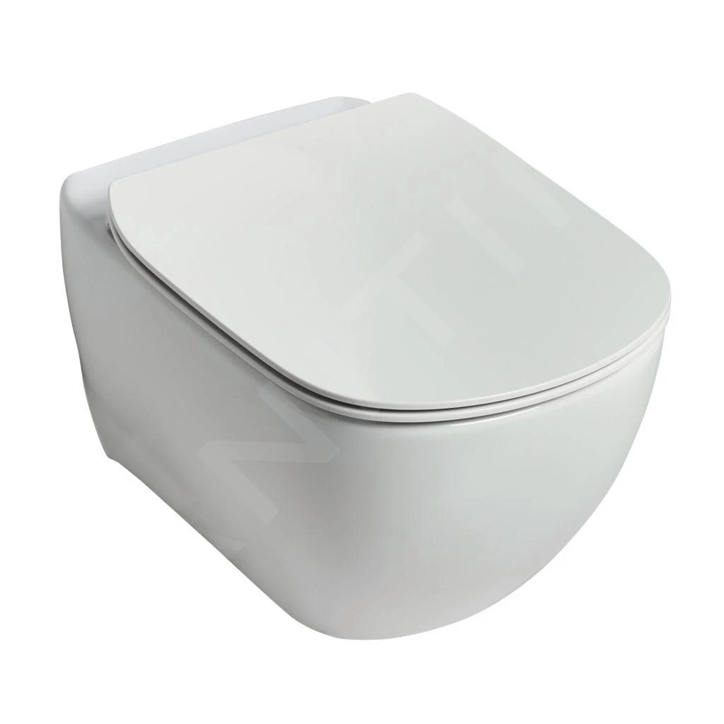 Ideal Standard Tesi - Hangend Toilet Met Wc Bril, AquaBlade, Wit T354701 3 Ideal Standard Tesi - Hangend Toilet Met Wc Bril, AquaBlade, Wit T354701