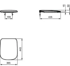 Ideal Standard Esedra - Closetzitting, Wit T318201 -Duravit winkel 33a91a6164230c2ba6e7af61 1