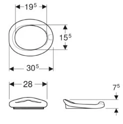 Geberit Bambini - Kinder Wc Bril, Grijs 573348000 -Duravit winkel 345c280f7a00dfd61161c319
