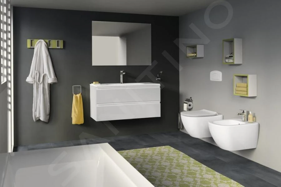 Ideal Standard ProSys - Toiletset- Inbouwreservoir, Closet, WC-zitting Tesi, Oleas M2 Bedieningsplaat, Mat Chroom ProSys120M SP14 9 Ideal Standard ProSys - Toiletset- Inbouwreservoir, Closet, WC-zitting Tesi, Oleas M2 Bedieningsplaat, Mat Chroom ProSys120M SP14 - Afbeelding 7