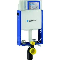 Geberit Kombifix - Inbouwreservoir Voor Hangend Toilet Met SIGMA01 Bedieningsknop, Mat Chroom + Tece One - Hangend Douche-wc En Wc-bril, Rimless, SoftClose 110.302.00.5 NT3 -Duravit winkel 37d2cd088240acebf974f882 12