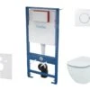 Kielle Genesis - Voorwand Montageset, Tesi Toilet En Softclose Toiletbril, Aquablade, Gemini II Bedieningspaneel, Glanzend Wit/chroom SANI11AD3101 -Duravit winkel 4381f044967701d9e1210472