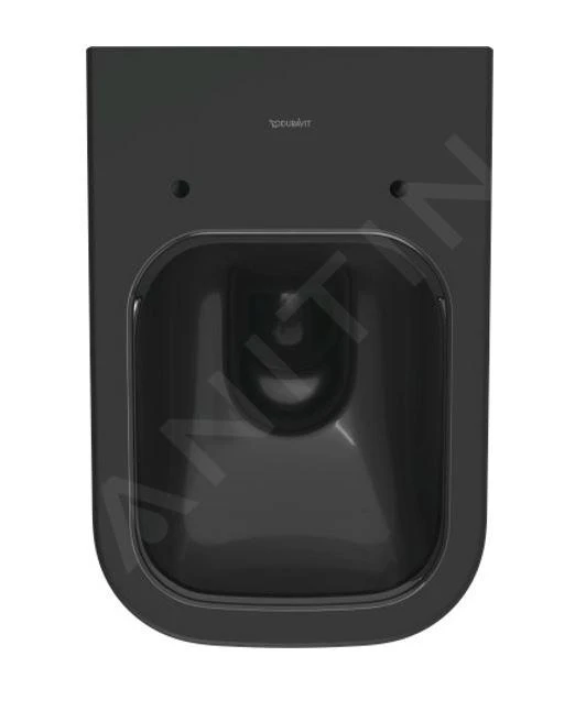 Duravit Happy D.2 - Hangend Toilet, Rimless, WonderGliss, Antracit 22220989001 5 Duravit Happy D.2 - Hangend Toilet, Rimless, WonderGliss, Antracit 22220989001 - Afbeelding 3