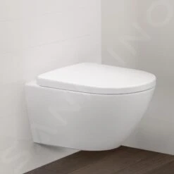 Villeroy & Boch Subway 2.0 - WC-zitting Comfort, SoftClose, Alpine Wit 8M34S101 -Duravit winkel 45bba98a89e6387baf578819