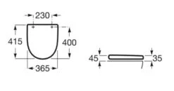 Roca Meridian - Wc Bril, Wit A8012AB00B -Duravit winkel 471550338059d1e0cbad7f4e