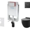 Kielle Genesis - Set Voorwandinstallatie, Toilet Gaia, Toiletbril Softclose En Bedieningspaneel Gemini IV, Mat Zwart 30505SZ11 -Duravit winkel 529e6220246ca4585345a818