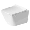 Duravit Viu - Wandtoilet Compact, Rimless, DuraFix, Met HygieneGlaze, Alpine Wit 2573092000 -Duravit winkel 54a1cbc2bcdba988eb7071c0 1