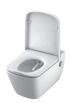 Geberit Kombifix - Inbouwreservoir Voor Hangend Toilet Met SIGMA20 Bedieningsknop, Wit/glanzend Chroom + Tece One - Hangend Douche-wc En Wc-bril, Rimless, SoftClose 110.302.00.5 NT4 -Duravit winkel 58ab5af318f99754a3d88906 1
