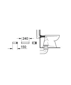 Grohe Reserveonderdelen - Inlaatgarnituur, Alpine Wit 37102SH0 -Duravit winkel 5c26c444c947ef21cca7444e
