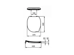 Ideal Standard Contour 21 - WC-zitting Voor Kinderen, Rood S4536GQ -Duravit winkel 5dcd1686d38c209f8d306cf0