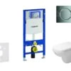 Geberit Duofix - Toiletset Met Sigma01 Bedieningsplaat, Glanzend Chroom + Duravit D-Code Hangend Toilet En Wc Bril, Rimless, SoftClose 111.300.00.5 NH2 -Duravit winkel 5f8302543d6c6dcfd8b1c664
