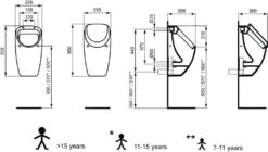 Ideal Standard Urinoirs - Urinoir, Wateraansluiting Achteraan, Met Ideal Plus, Wit E5676MA -Duravit winkel 6029a90c31ac48828c4a086b