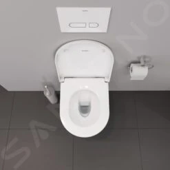 Duravit D-Neo - Hangend Toilet Compact, Rimless, Met WonderGliss, Wit 25870900001 21 Duravit D-Neo - Hangend Toilet Compact, Rimless, Met WonderGliss, Wit 25870900001 -Duravit winkel 609dbf8d89bb0f01ed9f3562