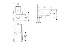 Geberit ICon - Wandcloset, Rimfree, KeraTect, Wit 201950600 -Duravit winkel 690cee84e1a079d2b20092b8