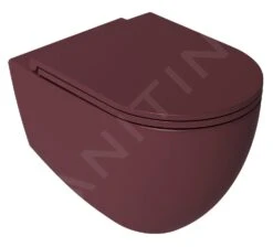 Sapho Isvea - WC-bril, Slim, SoftClose, Kastanje Rood 40KF0543I-S -Duravit winkel 6d1156e86f8ec8947449ae4f