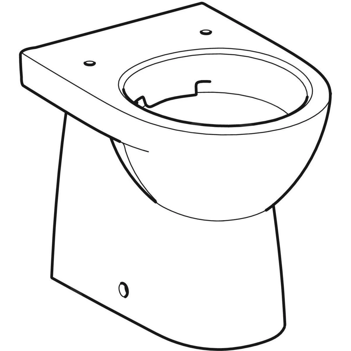 Geberit Selnova Compact - Staande WC, Rimfree, Wit 500.394.01.1 5 Geberit Selnova Compact - Staande WC, Rimfree, Wit 500.394.01.1 - Afbeelding 3