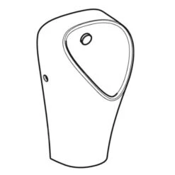 Geberit Urinoirs - Urinoir Narva, Achterinlaat, Wit 501.655.00.1 -Duravit winkel 7606dd61e2e88dd2d59168e0 1