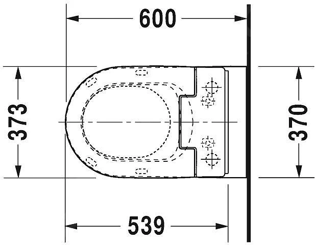 Duravit ME By Starck - Staande Toiletpot Voor SensoWash, Alpine Wit 2169590000 4 Duravit ME By Starck - Staande Toiletpot Voor SensoWash, Alpine Wit 2169590000 - Afbeelding 2