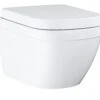 Grohe Euro Ceramic - Hangend Toilet Met Softclose Wc Bril, Rimless, Triple Vortex, Alpine Wit 39693000