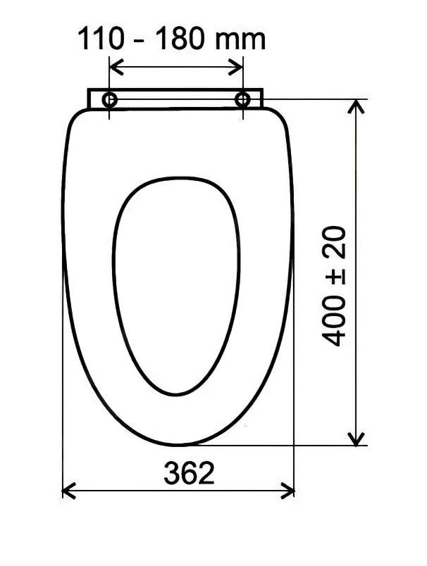Novaservis Prestige - WC-zitting Softclose, MDF, Wit WC/SOFTLYRA 4 Novaservis Prestige - WC-zitting Softclose, MDF, Wit WC/SOFTLYRA - Afbeelding 2
