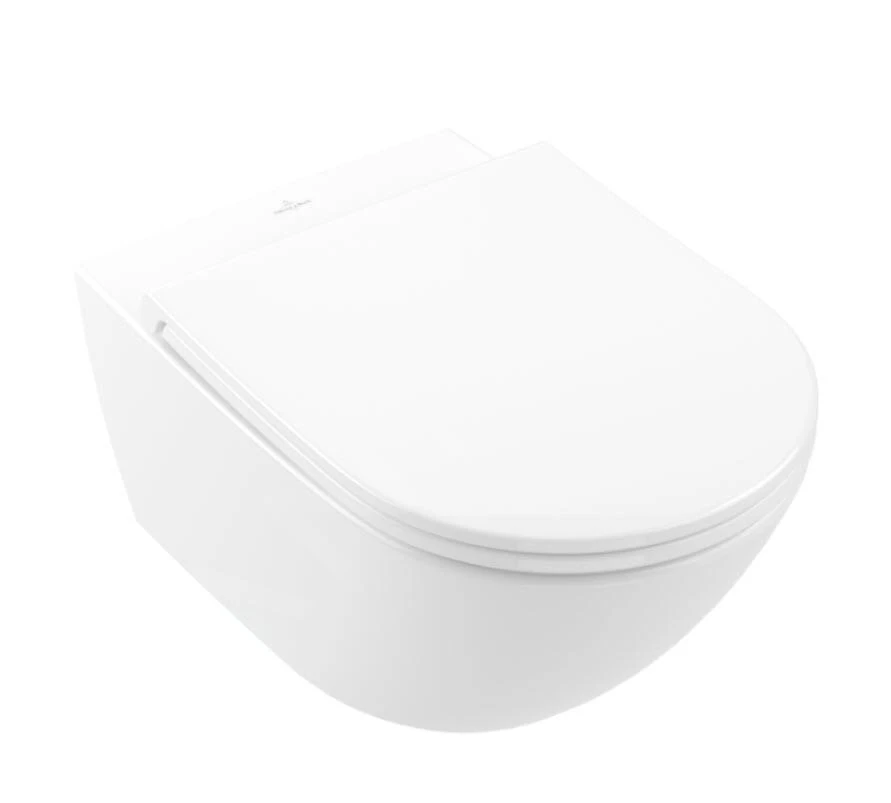 Villeroy & Boch Subway 3.0 - Hangend Toilet Met Wc-bril SoftClosing, TwistFlush, CeramicPlus, Alpine Wit 4670T9R1 3 Villeroy & Boch Subway 3.0 - Hangend Toilet Met Wc-bril SoftClosing, TwistFlush, CeramicPlus, Alpine Wit 4670T9R1