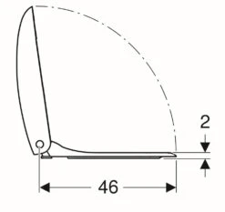 Geberit Citterio - WC Bril Met Softclose, Wit 500.540.01.1 -Duravit winkel 82f6edca63d35724caa311ee