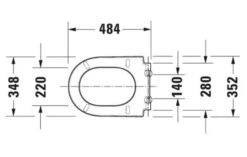 Duravit Darling New - WC-zitting Met SoftClose, Alpine Wit 0063390000 -Duravit winkel 8522889ca2cb79d856c2c984