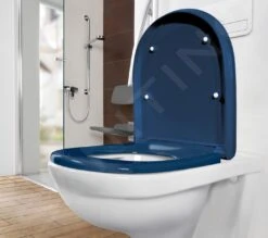 Villeroy & Boch ViCare - WC-zitting, SoftClose, QuickRelease, AntiBac, Blauw 9M67S1P1 -Duravit winkel 8d569dfdba33ff7891e1c911
