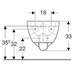 Geberit Selnova - Wandcloset, 530x360 Mm, Rimfree, Wit 501.545.01.1 -Duravit winkel 8dc82e3643216025a0553a96