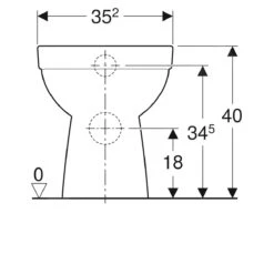 Geberit Selnova - Staande Toiletpot, 490x352 Mm, Rimfree, Wit 500.480.01.1 -Duravit winkel 92f82918390432263160f4bf