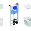 Ideal Standard ProSys - Toiletset - Inbouwreservoir, Closet Alpha Met WC-zitting, Oleas M2 Bedieningsplaat, SoftClose, Chroom ProSys120M SP39 -Duravit winkel 93c30bddc35a4f83cbab1660