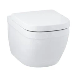 Grohe Solido - Toiletset, Hangtoilet Euro Ceramic En Softclose Toiletzitting, Bedieningsknop Skate Cosmopolitan, Chroom/wit 39889000 -Duravit winkel 947ea90d0af83aeee6adb614